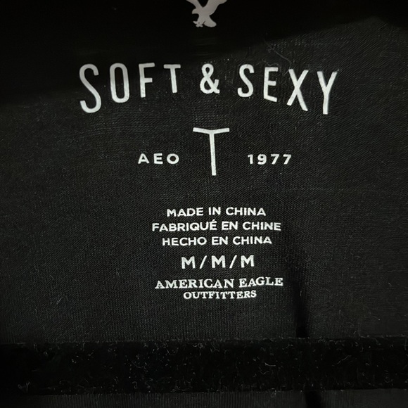 American Eagle soft & sexy wrap long sleeve - Picture 2 of 3